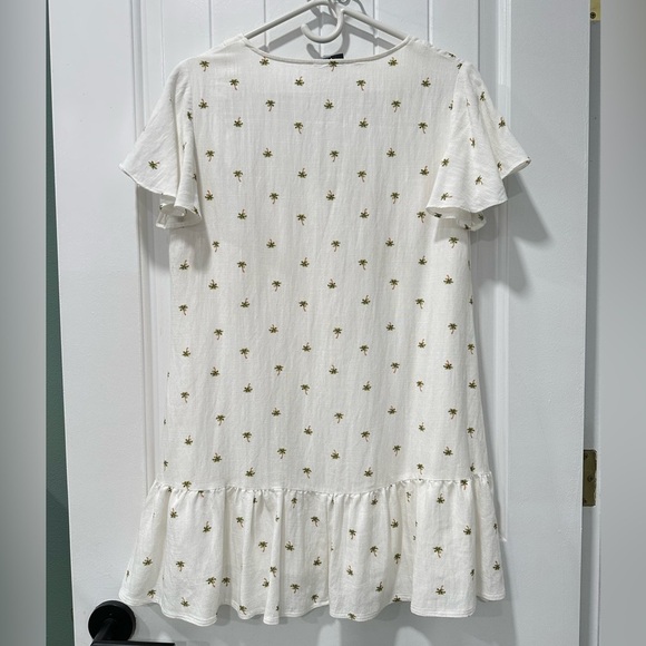 Vici Palm Tree Prints Short-Sleeve Casual Tunic - Picture 3 of 5